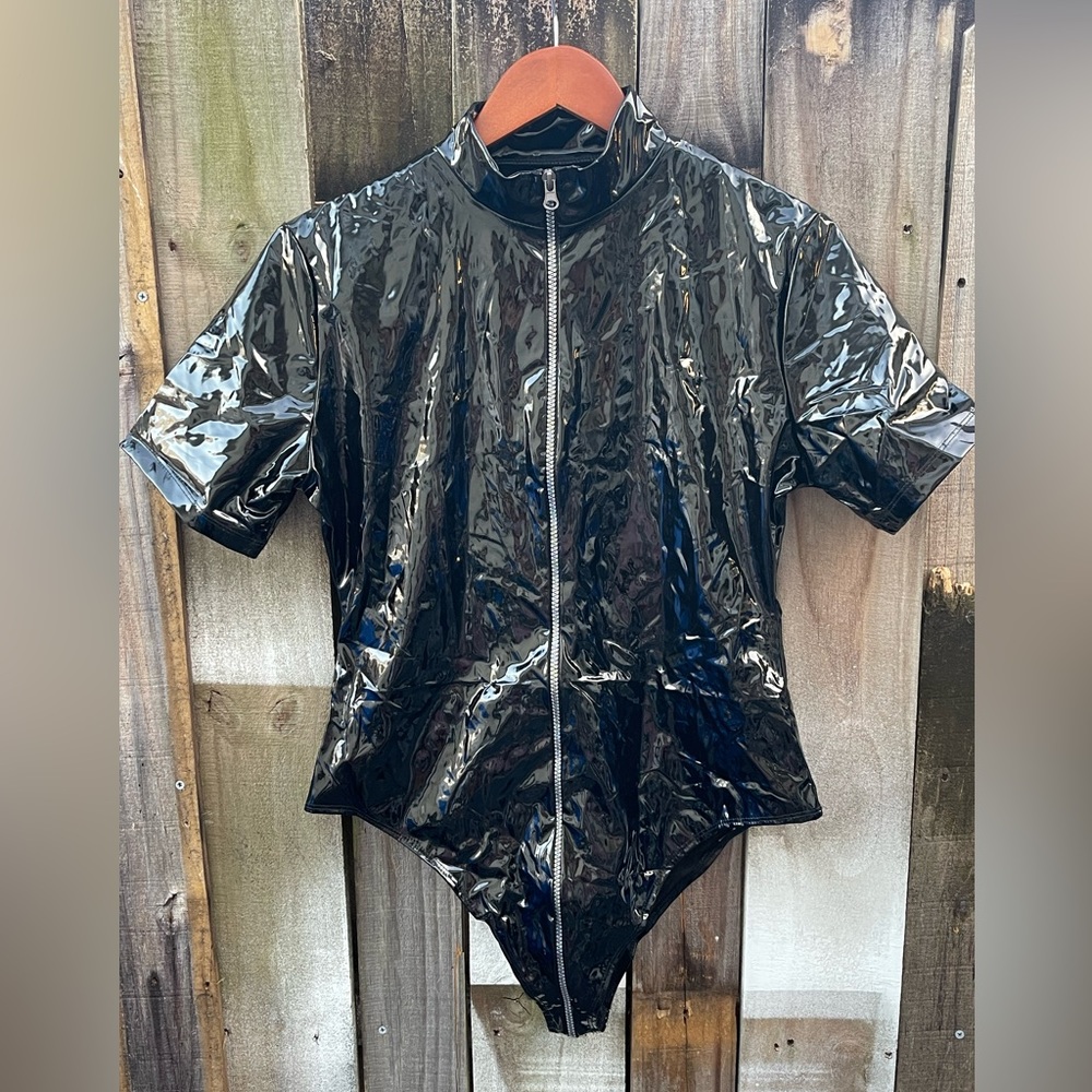 Large/XL - Black Bodysuit -  *Stretches like crazy*